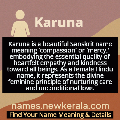 Karuna Name Meaning and Origin