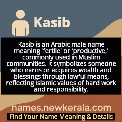 Kasib Name Meaning and Origin