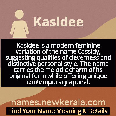 Kasidee Name Meaning and Origin