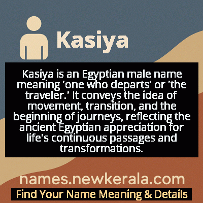 Kasiya Name Meaning and Origin