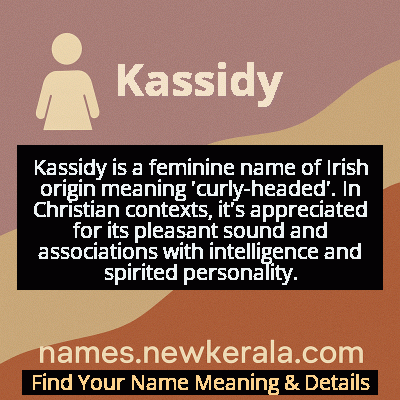 Kassidy Name Meaning and Origin
