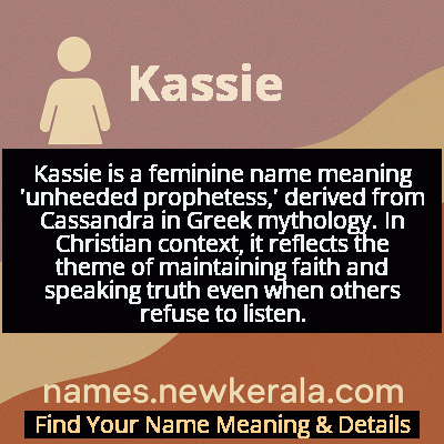 Kassie Name Meaning and Origin