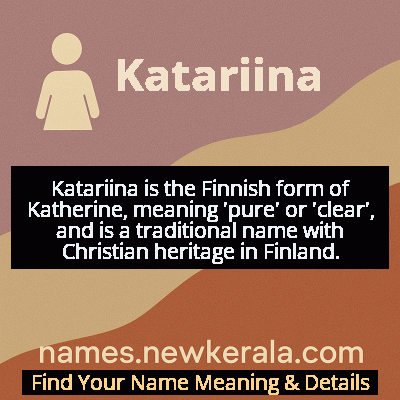 Katariina Name Meaning and Origin