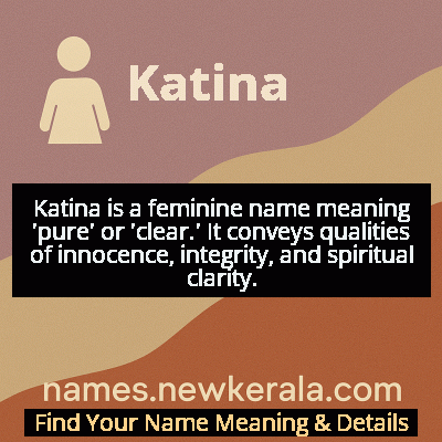 Katina Name Meaning and Origin