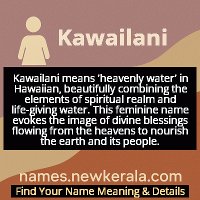 Kawailani Name Meaning and Origin