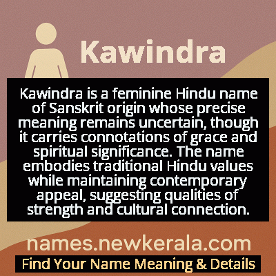 Kawindra Name Meaning and Origin