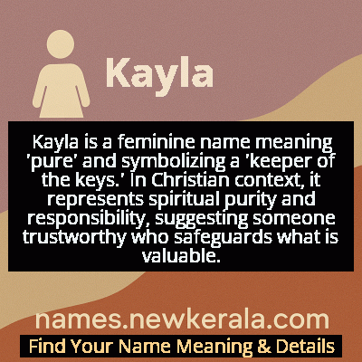 Kayla Name Meaning and Origin