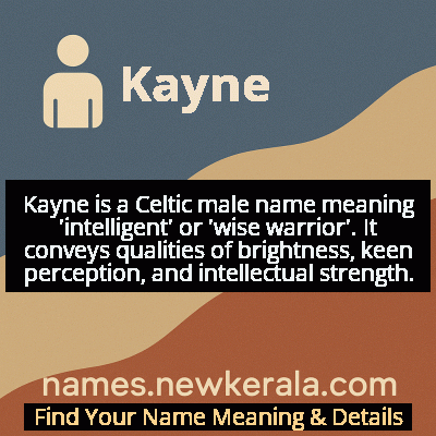 Kayne Name Meaning and Origin
