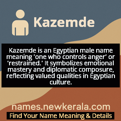 Kazemde Name Meaning and Origin