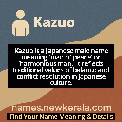 Kazuo Name Meaning and Origin
