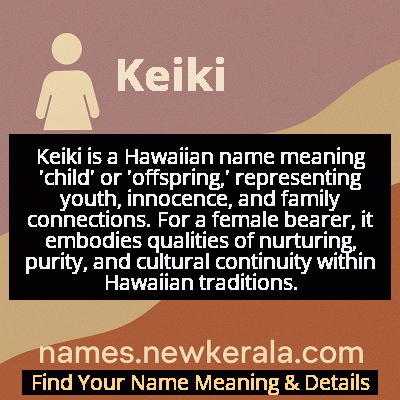 Keiki Name Meaning and Origin