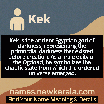 Kek Name Meaning and Origin