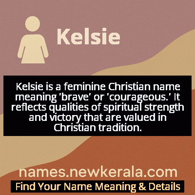 Kelsie Name Meaning and Origin