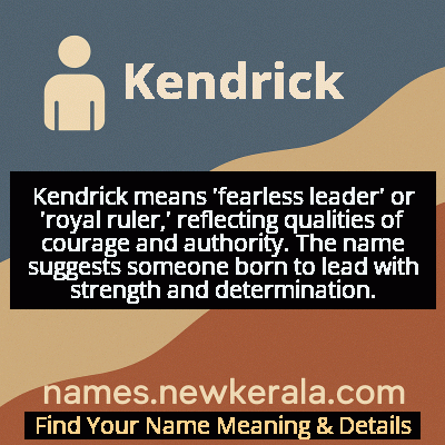 Kendrick Name Meaning and Origin