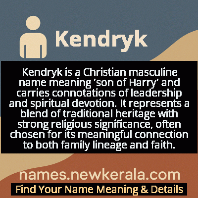 Kendryk Name Meaning and Origin