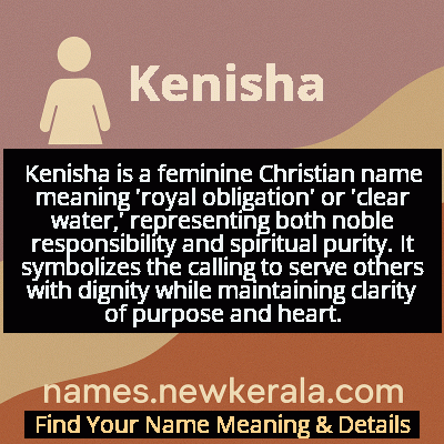 Kenisha Name Meaning and Origin