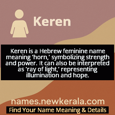 Keren Name Meaning and Origin
