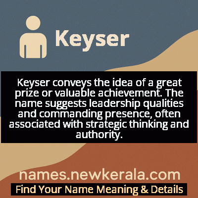 Keyser Name Meaning and Origin