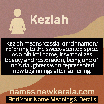 Keziah Name Meaning and Origin