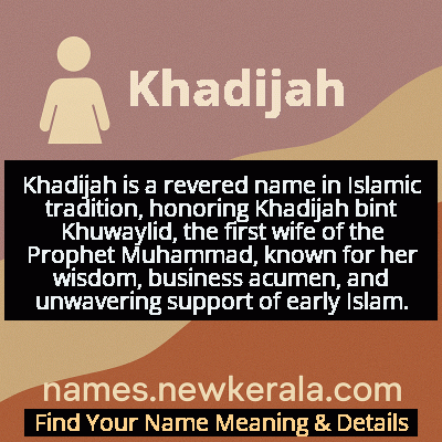 Khadijah Name Meaning and Origin