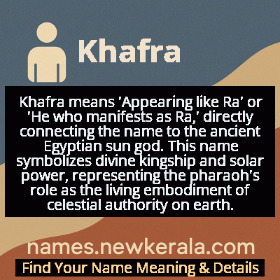Khafra Name Meaning and Origin