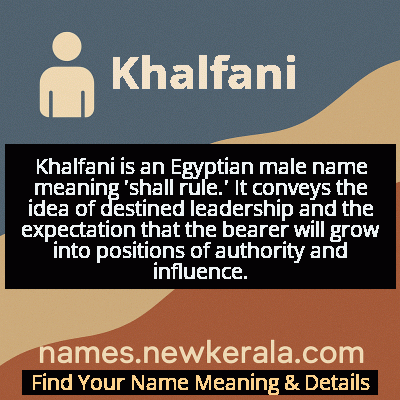 Khalfani Name Meaning and Origin