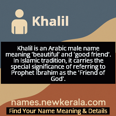 Khalil Name Meaning and Origin