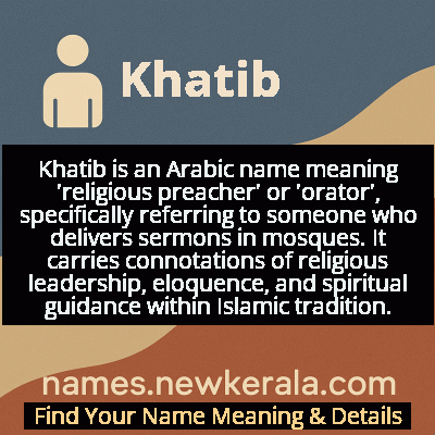 Khatib Name Meaning and Origin