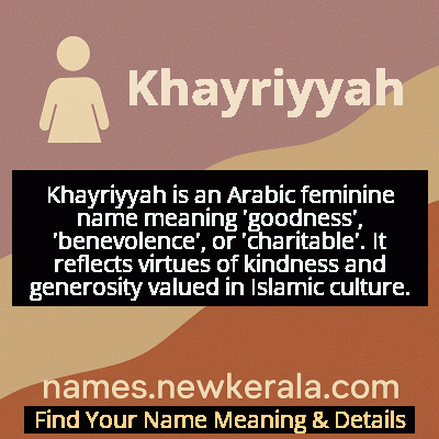 Khayriyyah Name Meaning and Origin
