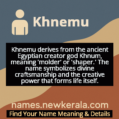 Khnemu Name Meaning and Origin