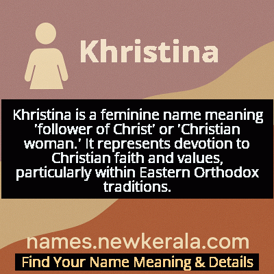 Khristina Name Meaning and Origin