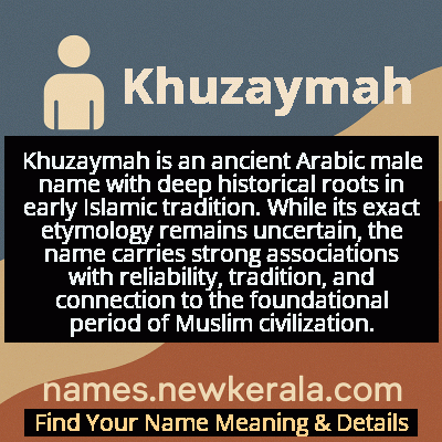 Khuzaymah Name Meaning and Origin