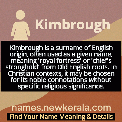 Kimbrough Name Meaning and Origin