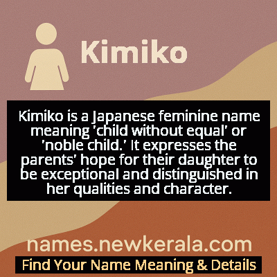 Kimiko Name Meaning and Origin