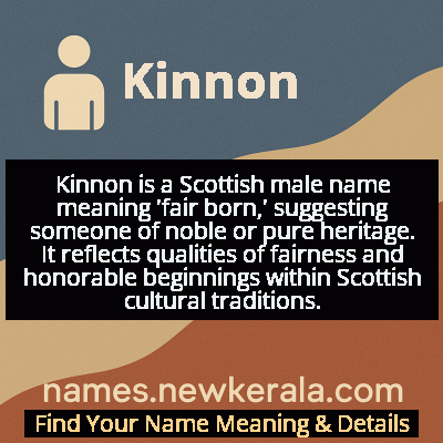Kinnon Name Meaning and Origin