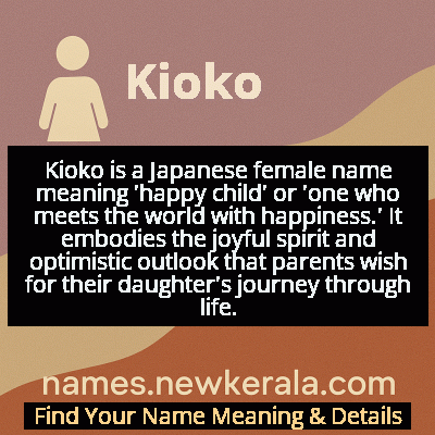 Kioko Name Meaning and Origin