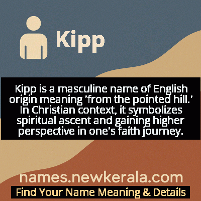 Kipp Name Meaning and Origin