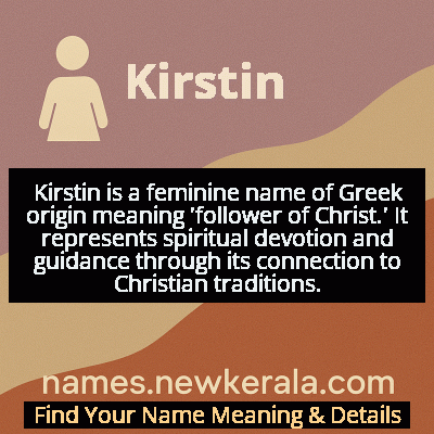 Kirstin Name Meaning and Origin