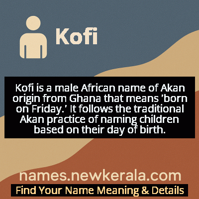 Kofi Name Meaning and Origin