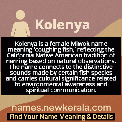 Kolenya Name Meaning and Origin