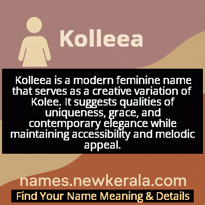Kolleea Name Meaning and Origin