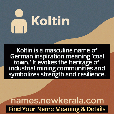 Koltin Name Meaning and Origin