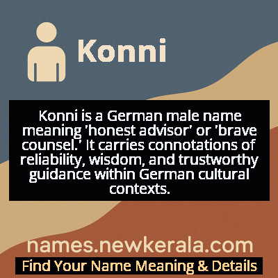 Konni Name Meaning and Origin
