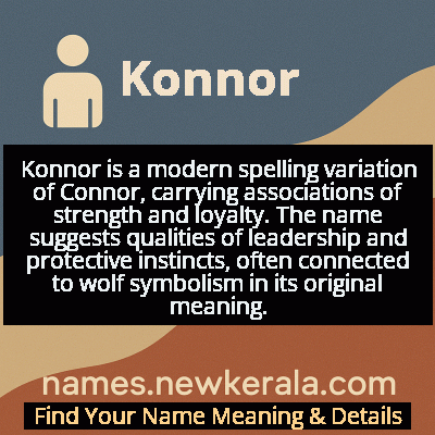 Konnor Name Meaning and Origin