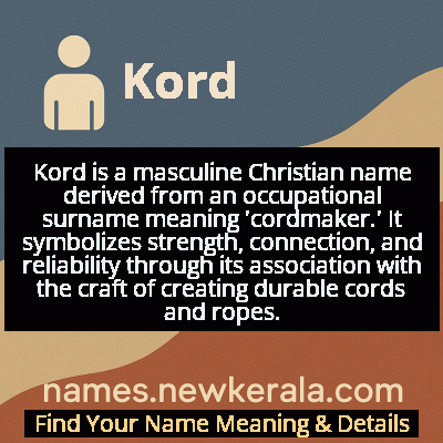 Kord Name Meaning and Origin