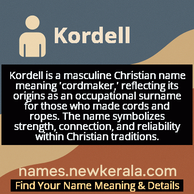 Kordell Name Meaning and Origin