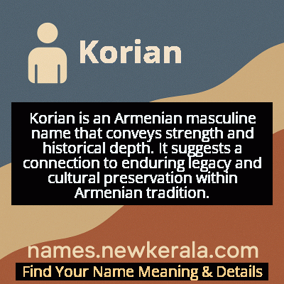 Korian Name Meaning and Origin