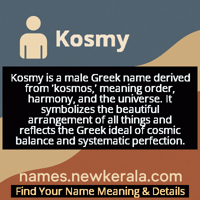 Kosmy Name Meaning and Origin