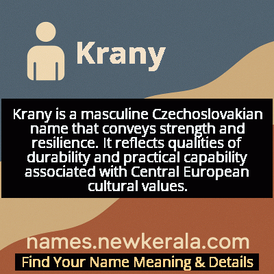 Krany Name Meaning and Origin