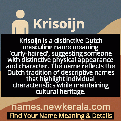 Krisoijn Name Meaning and Origin